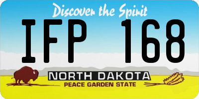 ND license plate IFP168