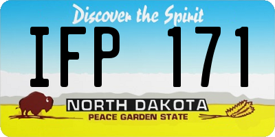 ND license plate IFP171