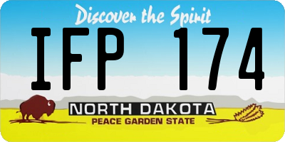 ND license plate IFP174