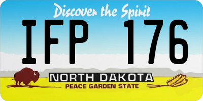 ND license plate IFP176