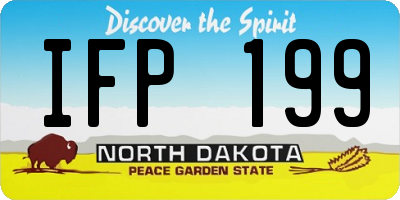 ND license plate IFP199