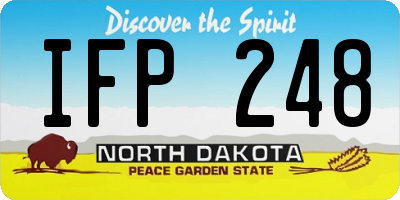 ND license plate IFP248