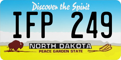 ND license plate IFP249