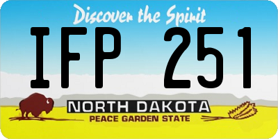 ND license plate IFP251