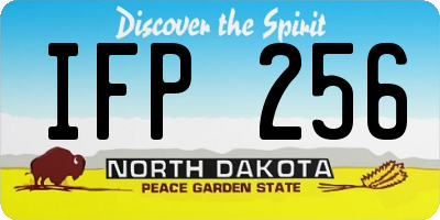 ND license plate IFP256