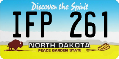 ND license plate IFP261
