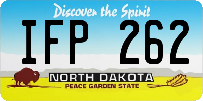 ND license plate IFP262
