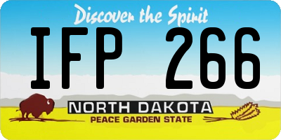 ND license plate IFP266