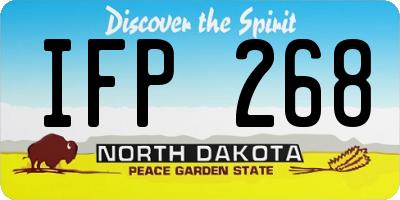 ND license plate IFP268