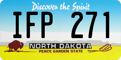 ND license plate IFP271