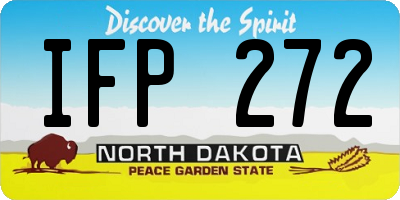 ND license plate IFP272