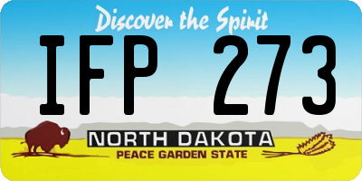 ND license plate IFP273