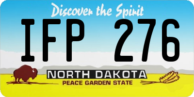 ND license plate IFP276