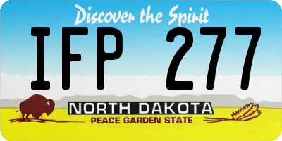 ND license plate IFP277