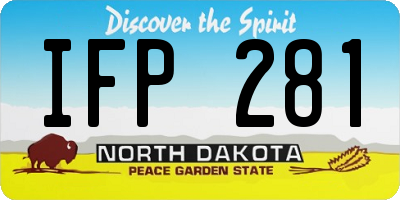 ND license plate IFP281