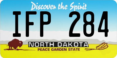 ND license plate IFP284