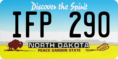 ND license plate IFP290