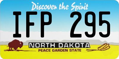 ND license plate IFP295