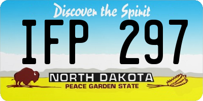 ND license plate IFP297