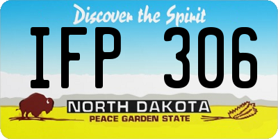 ND license plate IFP306