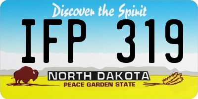 ND license plate IFP319