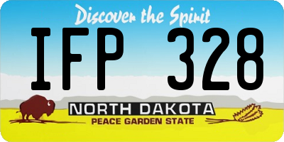 ND license plate IFP328