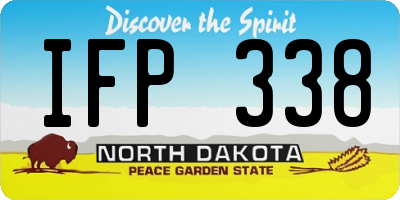 ND license plate IFP338