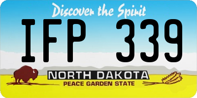ND license plate IFP339