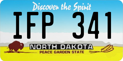 ND license plate IFP341