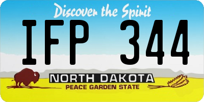 ND license plate IFP344