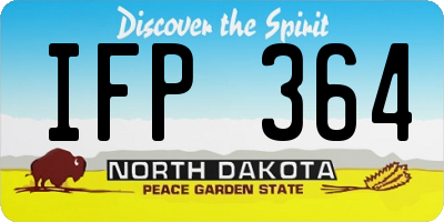 ND license plate IFP364