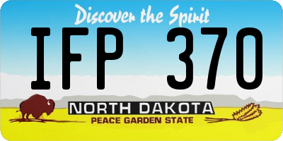 ND license plate IFP370
