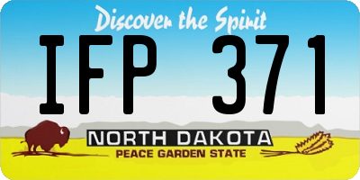 ND license plate IFP371