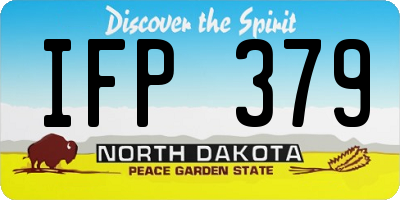 ND license plate IFP379