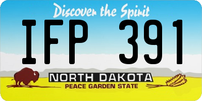 ND license plate IFP391