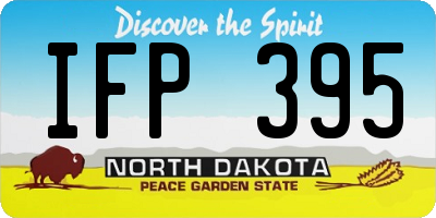 ND license plate IFP395