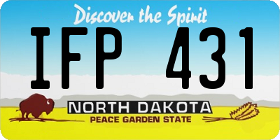 ND license plate IFP431