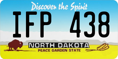 ND license plate IFP438
