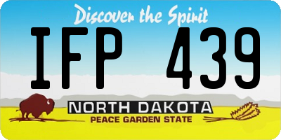 ND license plate IFP439
