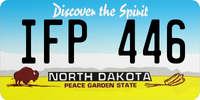 ND license plate IFP446