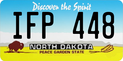 ND license plate IFP448