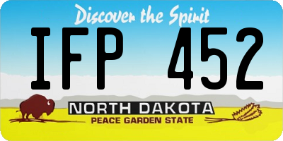ND license plate IFP452