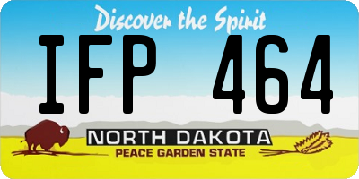 ND license plate IFP464