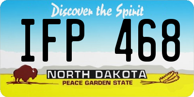 ND license plate IFP468