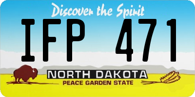 ND license plate IFP471