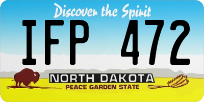 ND license plate IFP472