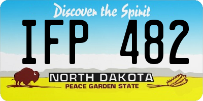 ND license plate IFP482