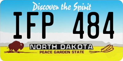 ND license plate IFP484