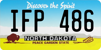 ND license plate IFP486
