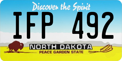 ND license plate IFP492